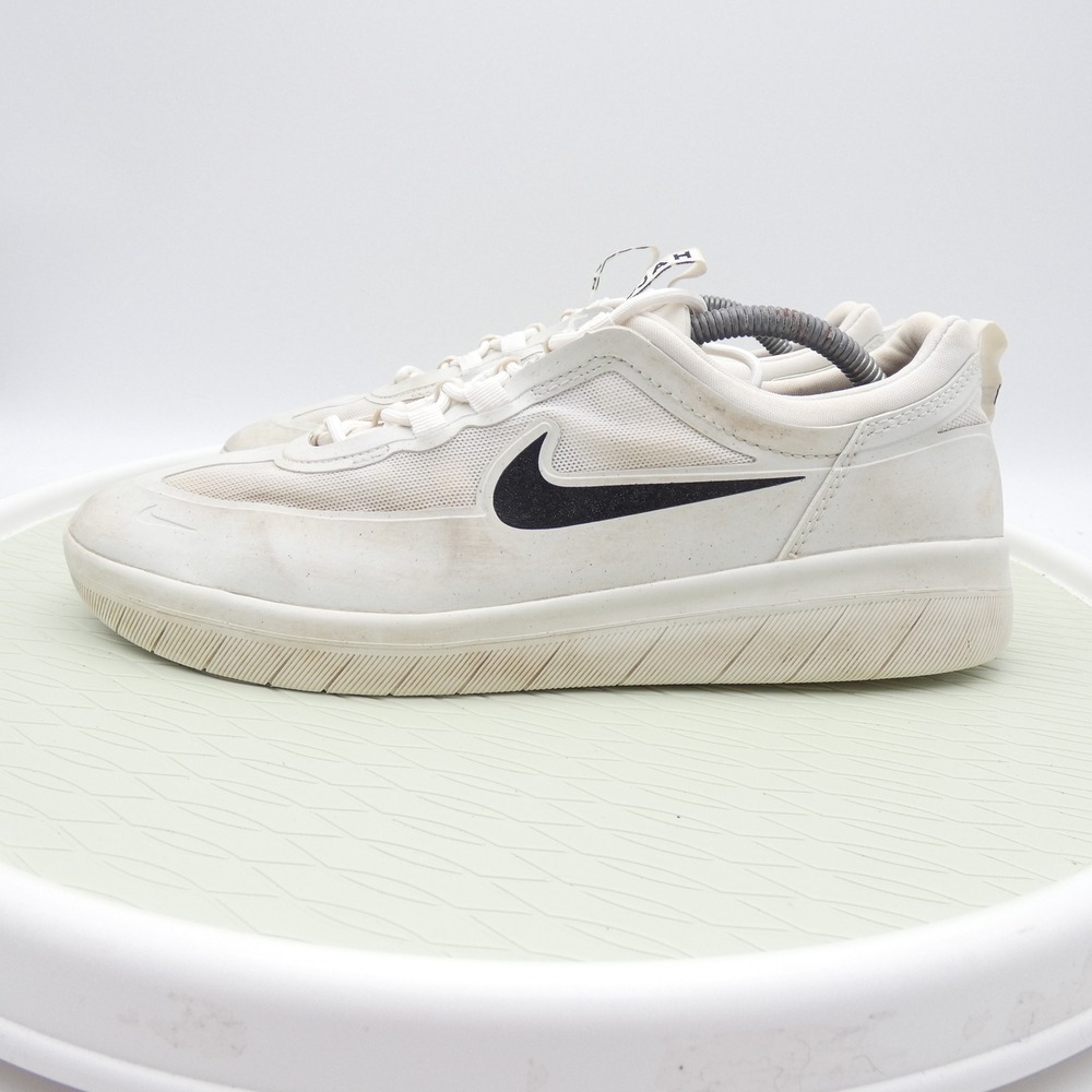 Nike SB Nyjah Free 2 Summit White Black Skate Shoes BV2078-100 Mens 11